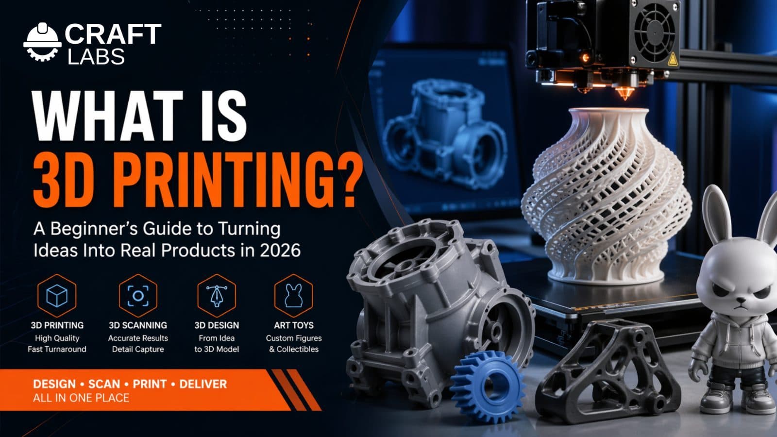 3D Printing คืออะไร? คู่มือเริ่มต้นสำหรับคนอยากผลิตชิ้นงานจริงในปี 2026