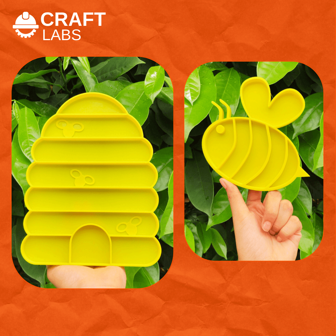 รังผึ้ง (นูน) ของเล่นเสริมพัฒนาการสำหรับเด็ก สำหรับตักทรายและวัสดุสำหรับเด็ก